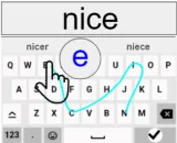 Accessible Gesture Typing on Smartphones for People with Low Vision